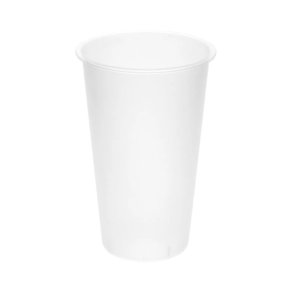 Cups, Hot & Cold, 16 Ounce, Plastic, Frosted Clear, Recyclable,1 - 100 COUNT