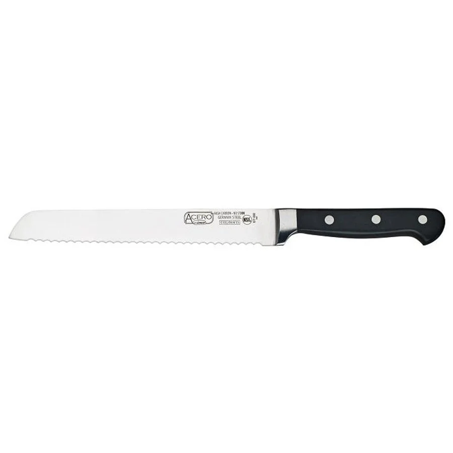Knife, Bread, 8 Inch, Triple Riveted, Full Tang Forged Blade,1 - 1 EACH