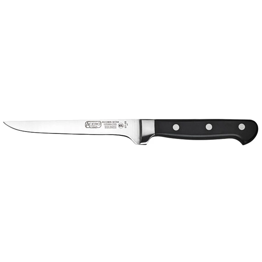 Knife, Boning, 6 Inch, Triple Riveted, Full Tang Forged Blade,1 - 1 EACH