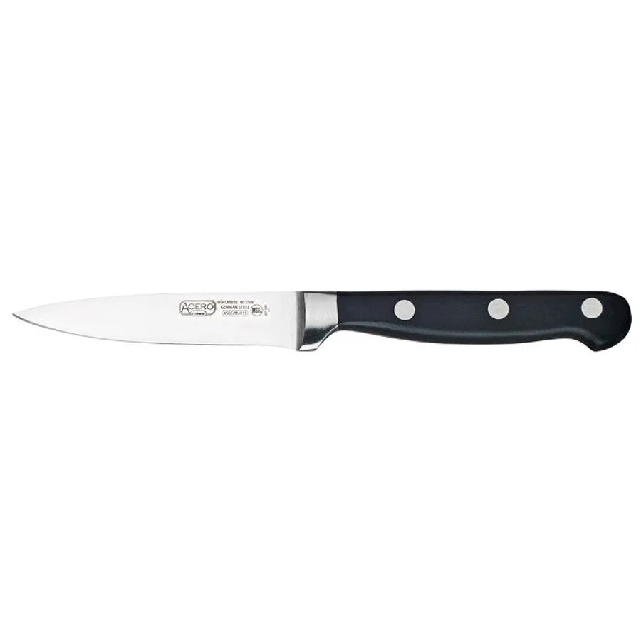Knife, Paring, 3.5 Inch, Triple Riveted, Full Tang Forged Blade,1 - 1 EACH
