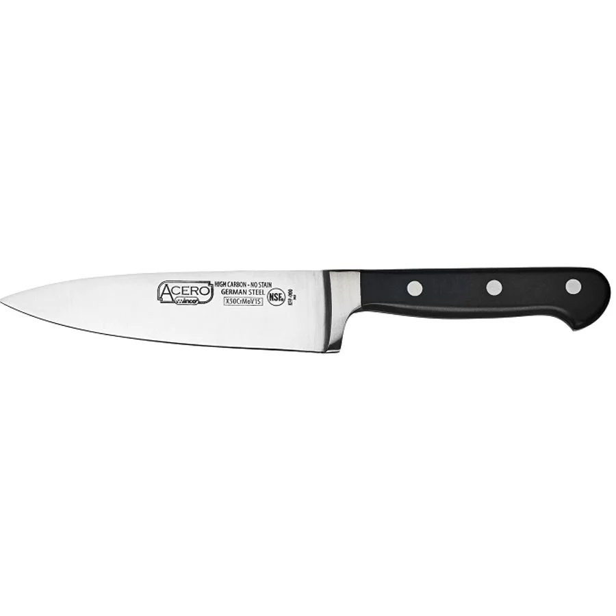Knife, Chef, 6 Inch, Triple Riveted, Full Tang Forged Blade,1 - 1 EACH