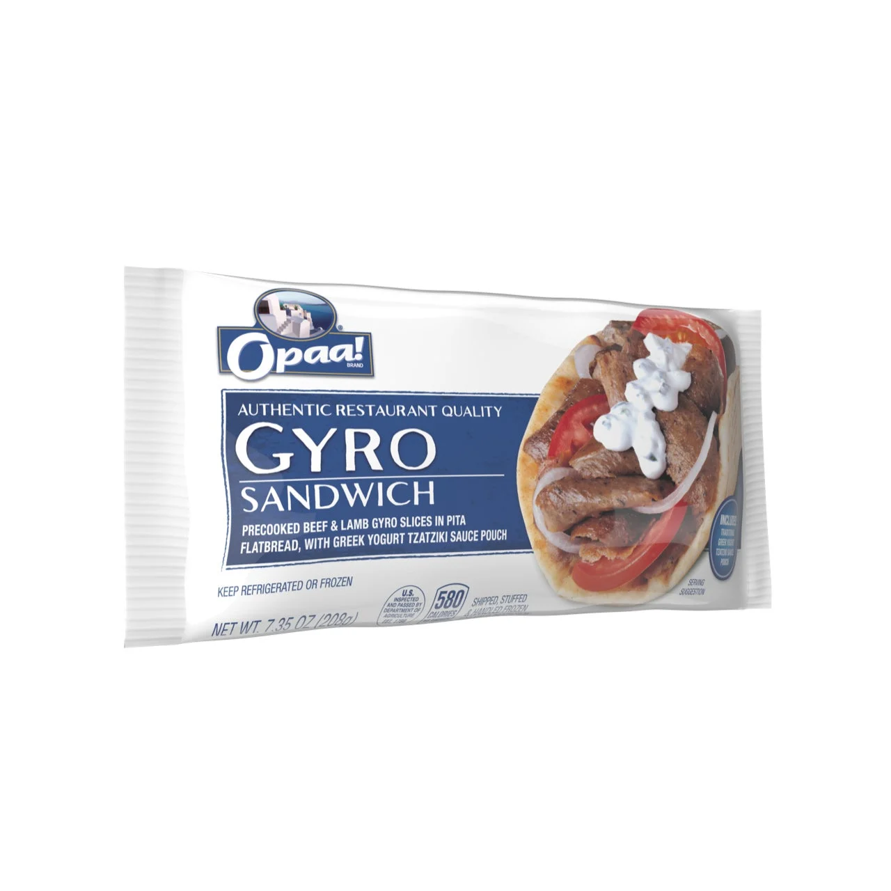 Sandwiches, Gyro, Frozen Individually Wrapped,12 - 7.35 OUNCE