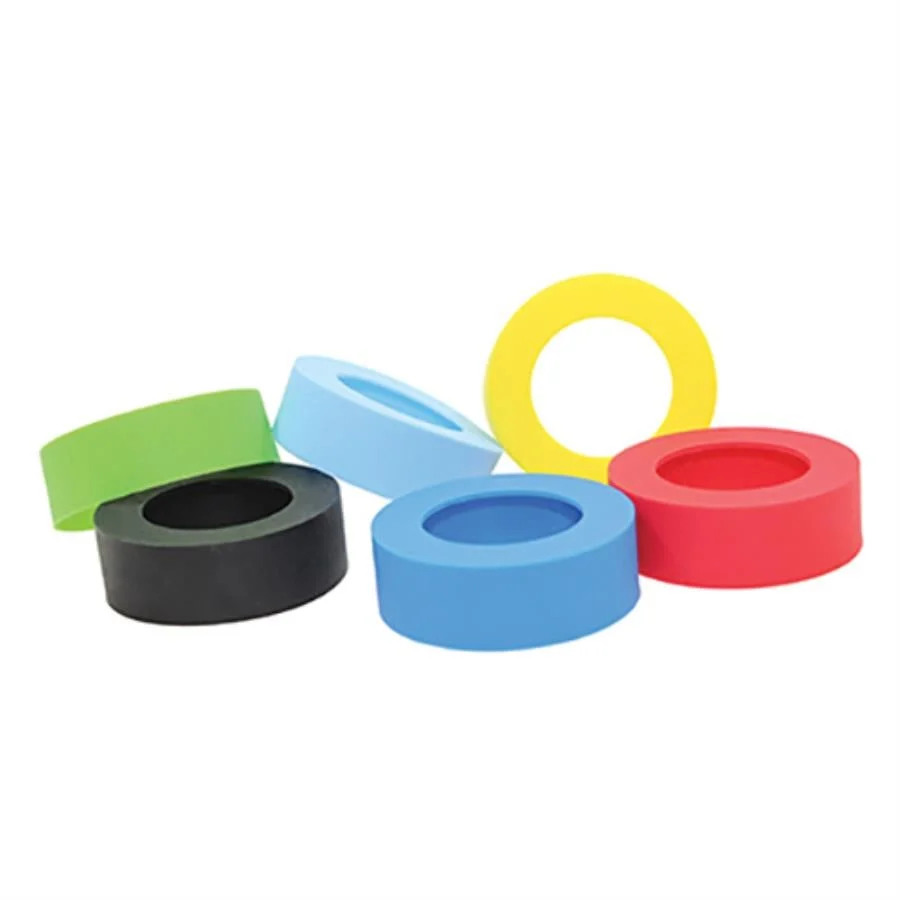 Bands, Assorted Colors, Silicone, Fits 63 mm Squeeze Bottles,12 - 1 EACH