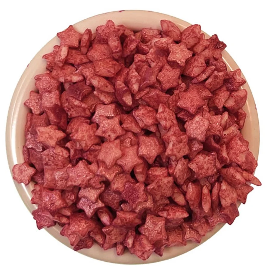Sprinkles, Star Shaped, Red,6 - 8 OUNCE