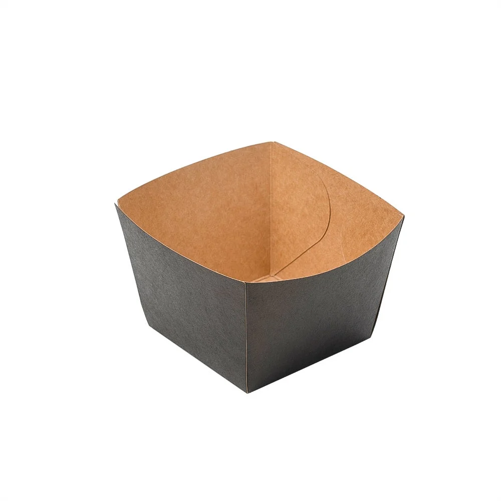 Boxes, Snack, 3.5 x 3.5 x 3.25 Inch, Paper, Black,1 - 200 COUNT