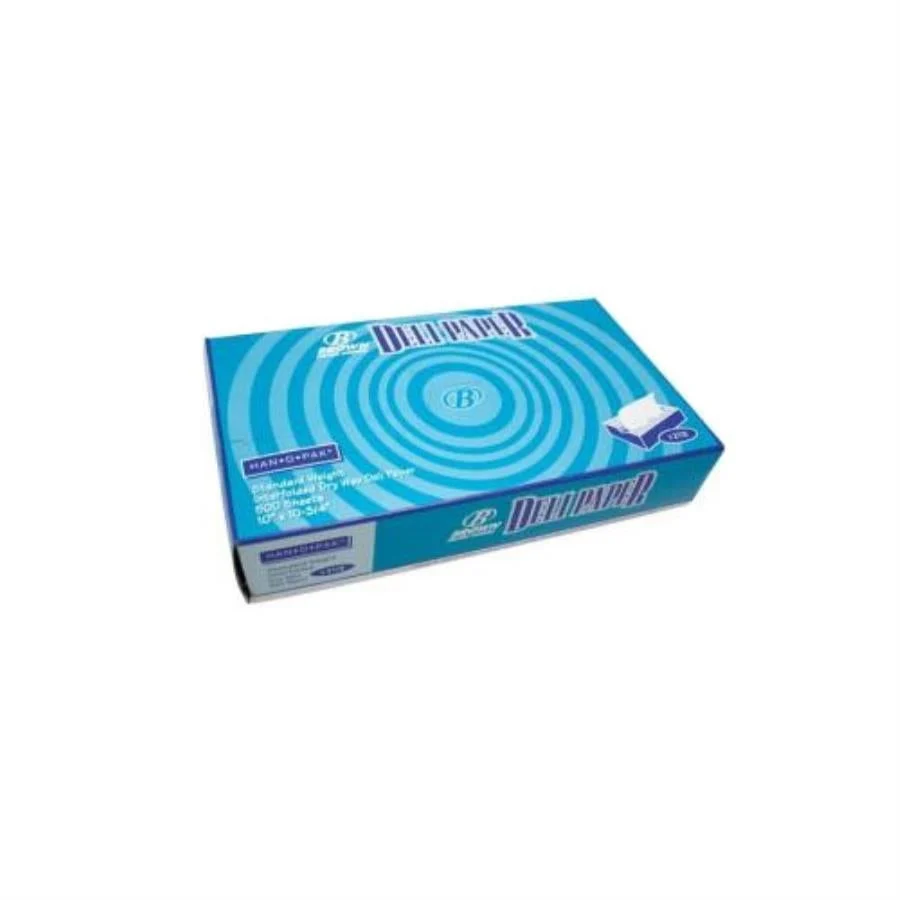 Wraps, Deli, 12 x 10.75 Inch, Dry Wax Paper, White, Interfolded,500 - 1 EACH