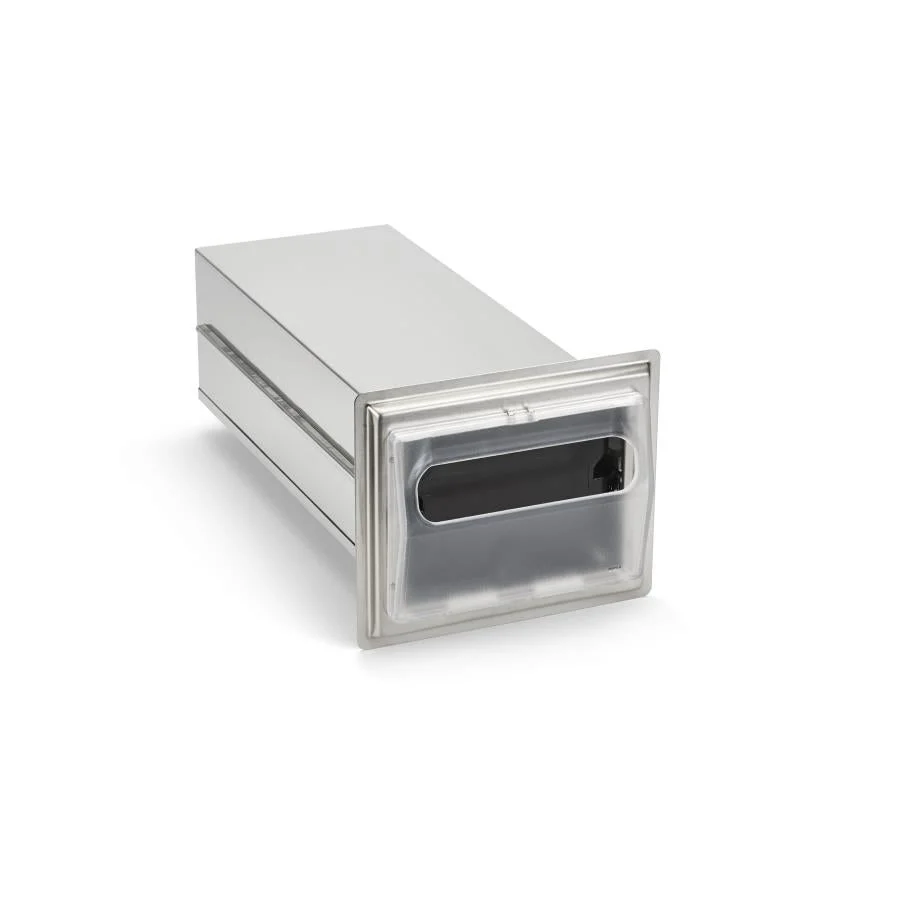 Dispenser, Full-Fold In-Counter Napkin, Stainless Steel, with Clear Plastic Control Face,1 - 1 EACH