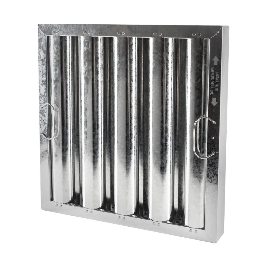 Filter, Hood, Baffle, Galvanized, 16 x 16 Inch,1 - 1 EACH