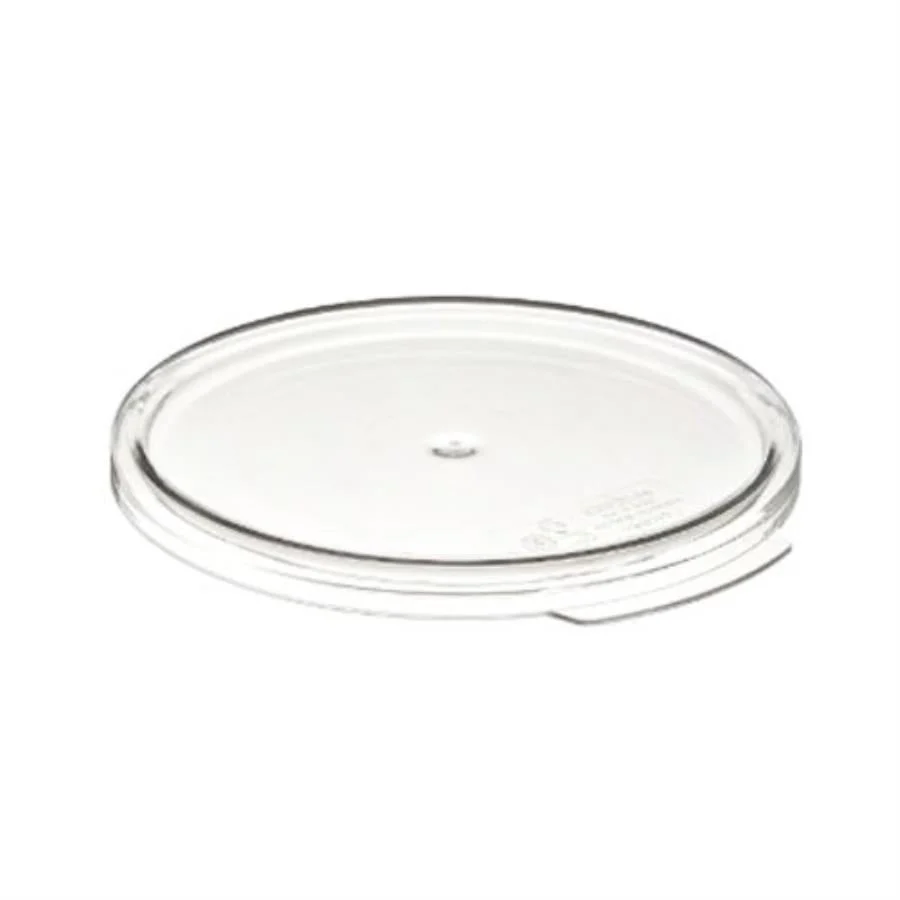 Lid, Round, Clear, Polycarbonate, for 2 & 4 Quart Food Containers,1 - 1 EACH