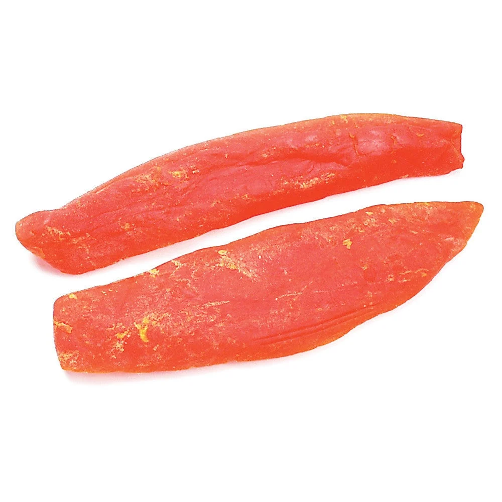 Papayas, Spear, Sweetened, Dried,1 - 5 POUND