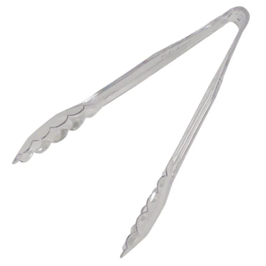 Tongs, 8.75 Inch, Plastic, Clear,1 - 1 EACH