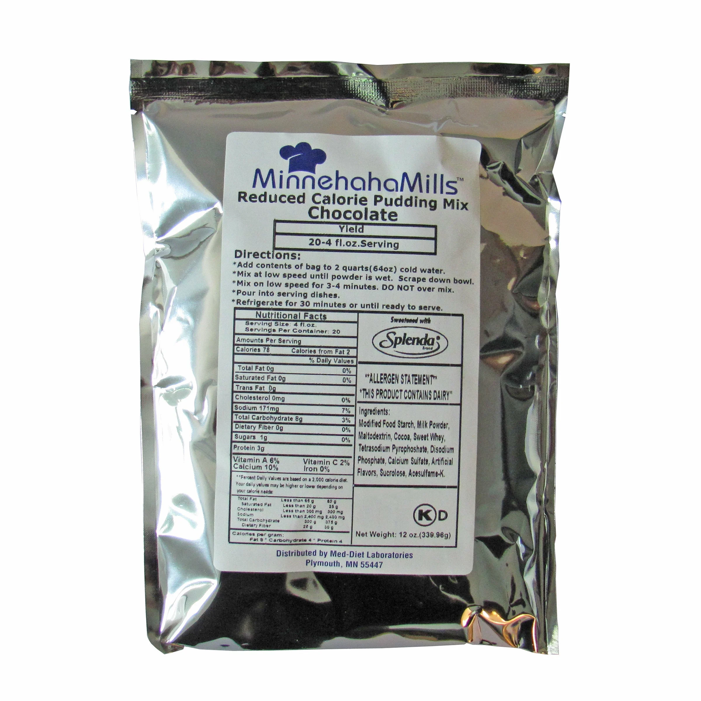 Mix, Pudding, Instant, Chocolate, Sugar Free,6 - 12 OUNCE