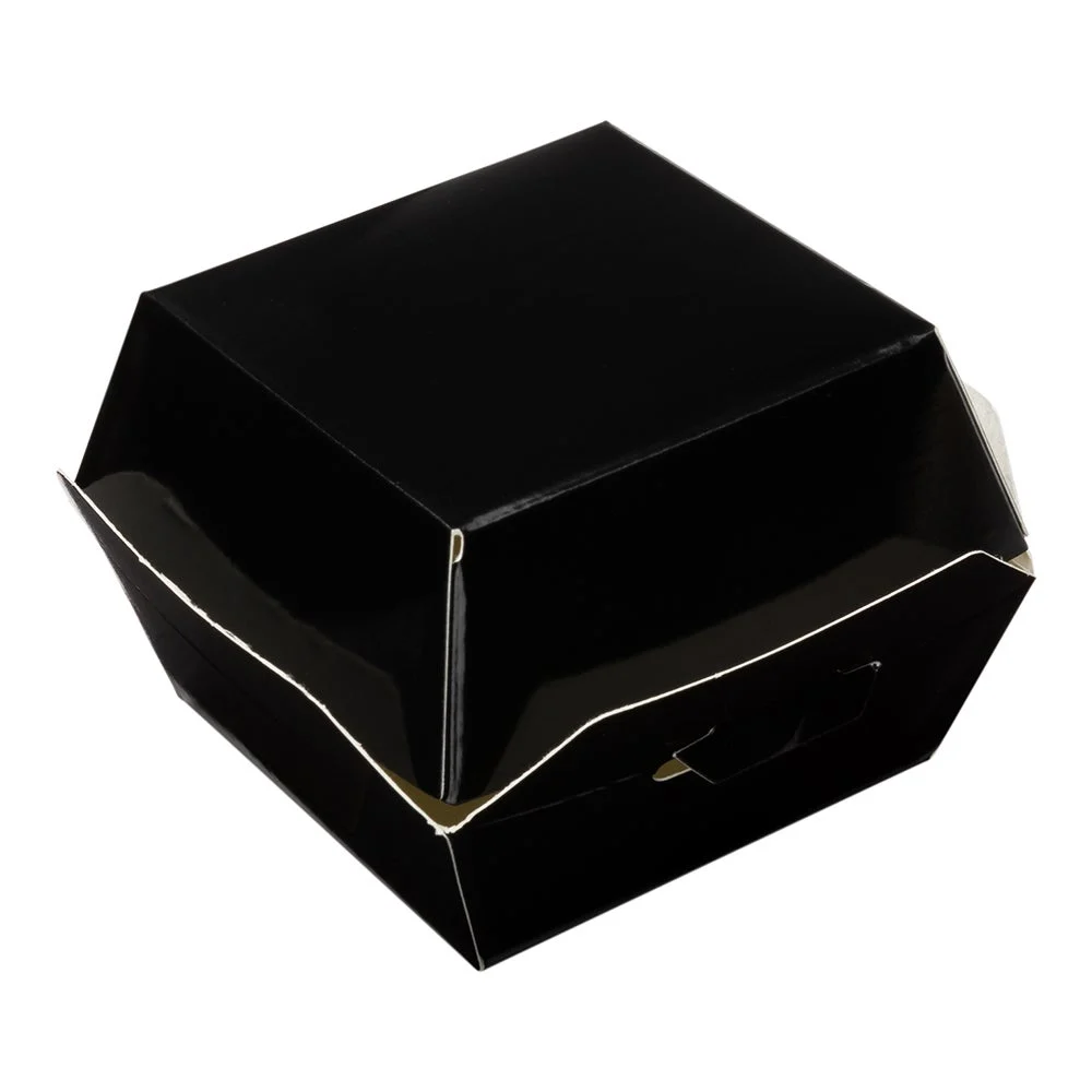 Boxes, Slider, 2.5 Inch, Paper, Black, Square, 2.5 Linear Inch,1 - 100 COUNT