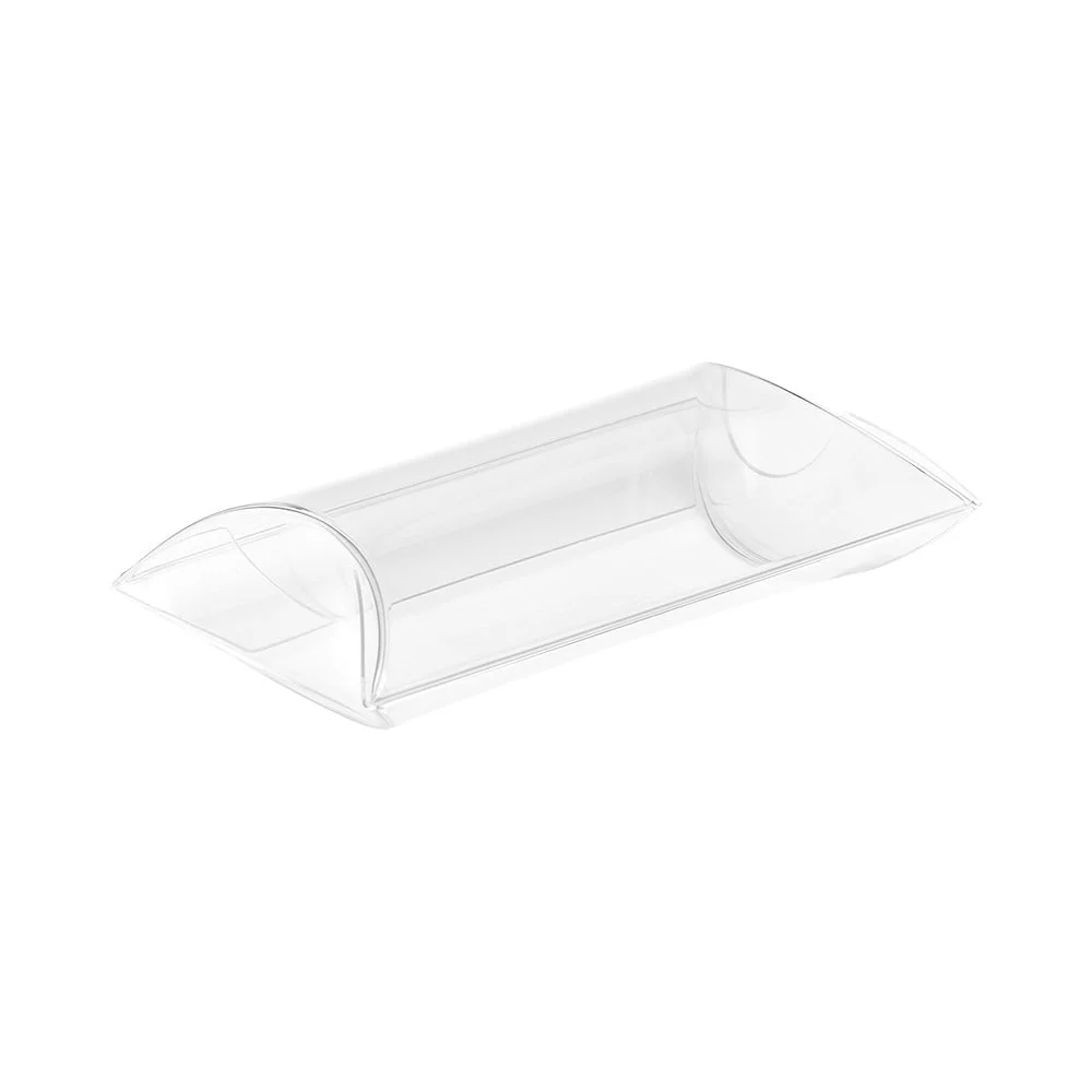 Boxes, Gift, Sweet Vision 2 x 0.8 x 3 Inch, Plastic, Clear, Pillow,1 - 100 COUNT