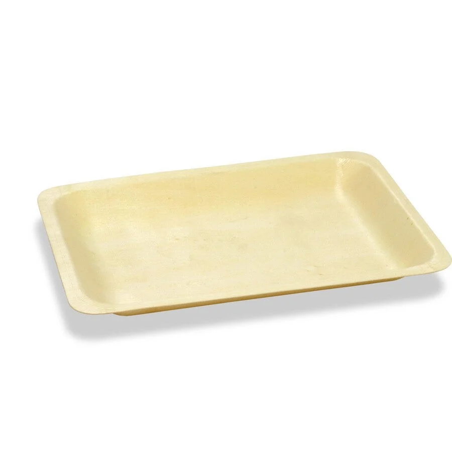 Plates, Servewise, 5.75 x 8 Inch, Natural, Poplar & Pine Wood,1 - 200 COUNT