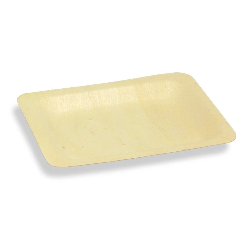 Plate, Servewise, 5.5 x 7.75 Inch, Natural, Poplar & Pine Wood,1 - 200 COUNT