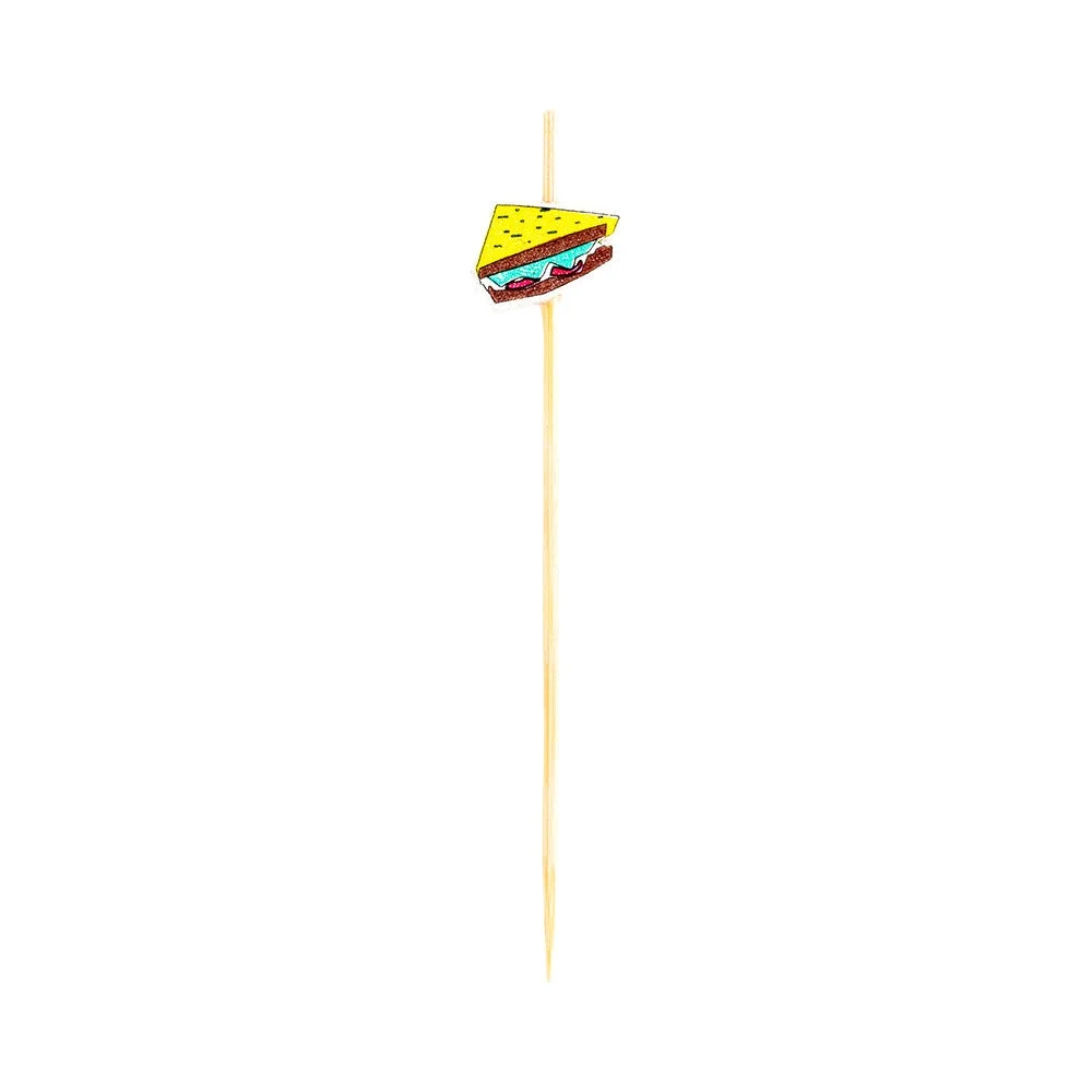 Skewers, Sandwich, 4 Inch, Bamboo, 4 Linear Inch,1 - 1000 COUNT