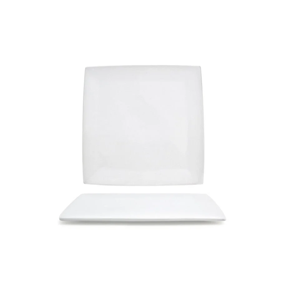 Plates, Canvas, 9 Inch, White, Square, 9 Linear Inch,6 - 1 EACH