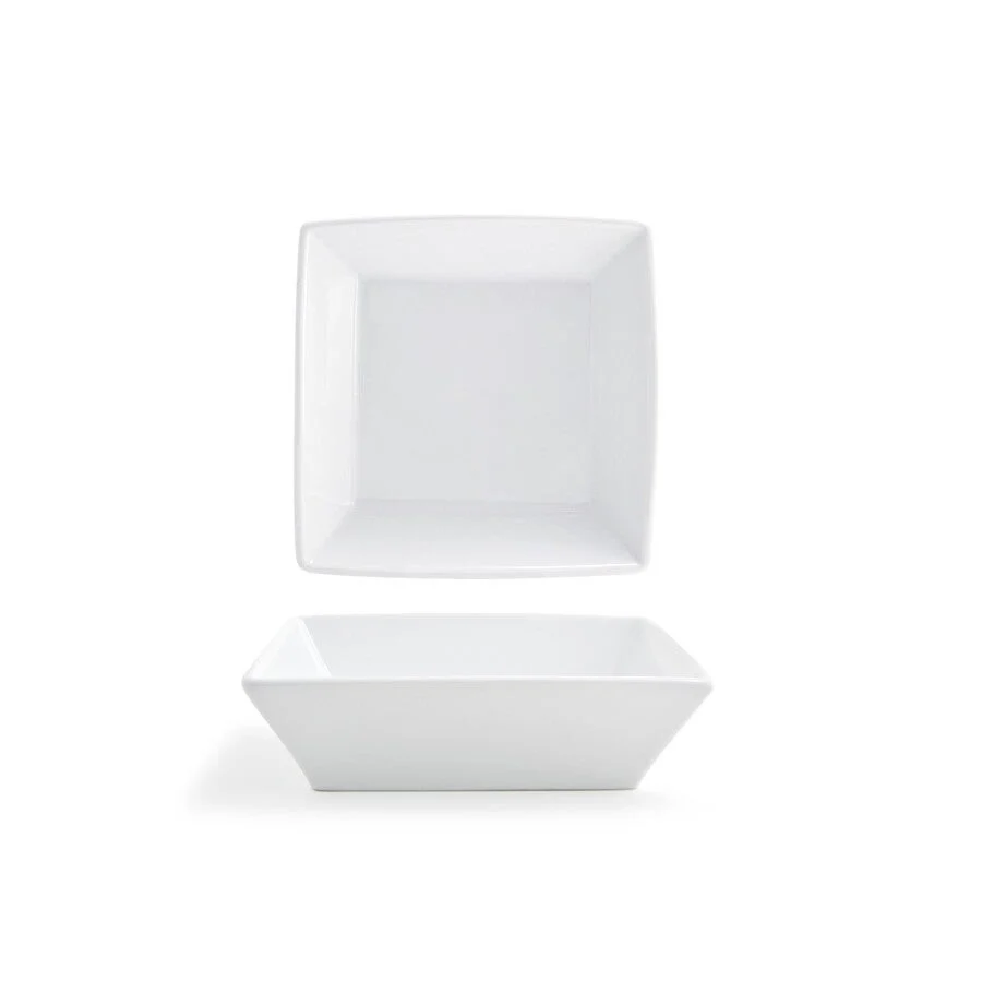 Plates, Kyoto, 7 Inch, White, Square, 7 Linear Inch,12 - 1 EACH