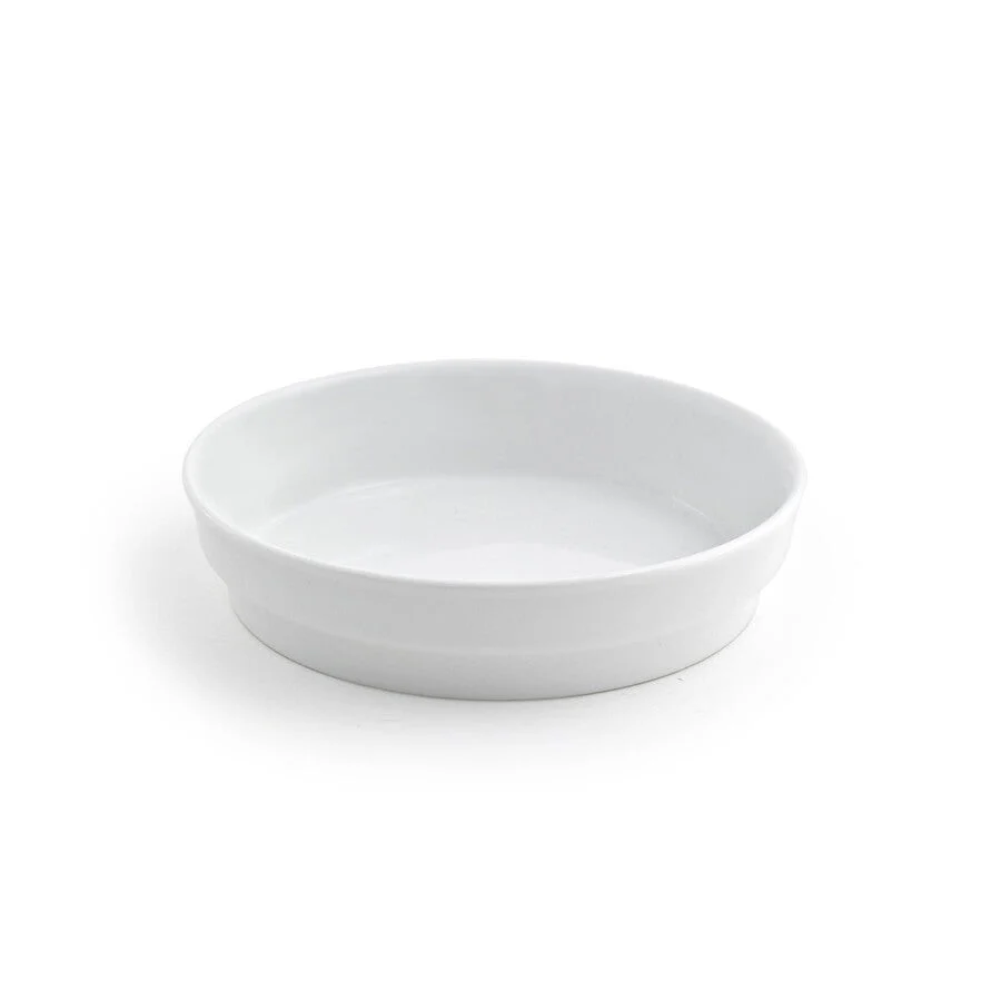 Ramekins, 9 Ounce, Low Ribbed, White, Square, 9 Ounce,6 - 1 EACH