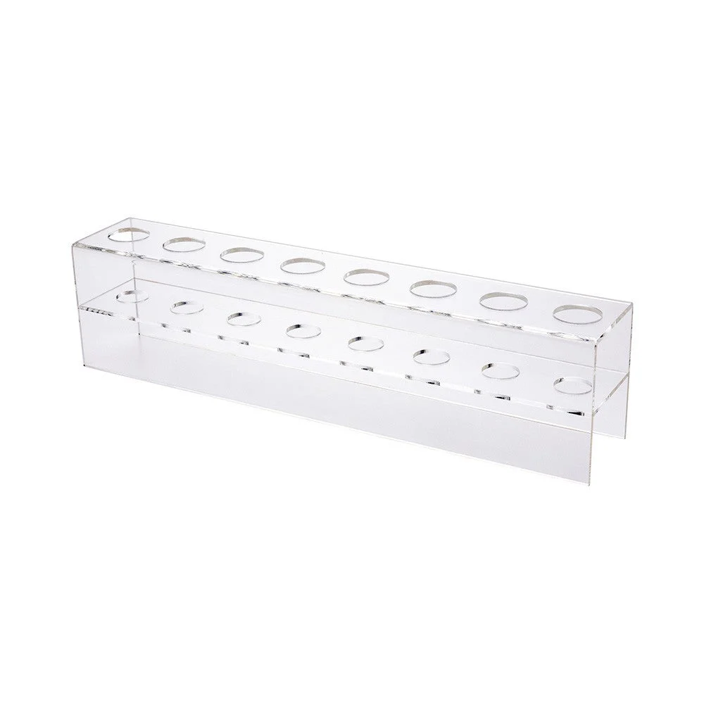 Display Stand, Cone Holder, Clear Tek 12.83 x 2.36 x 3.15 Inch, Rectangular, Clear, Acrylic, with 8 Slots,1 - 1 EACH