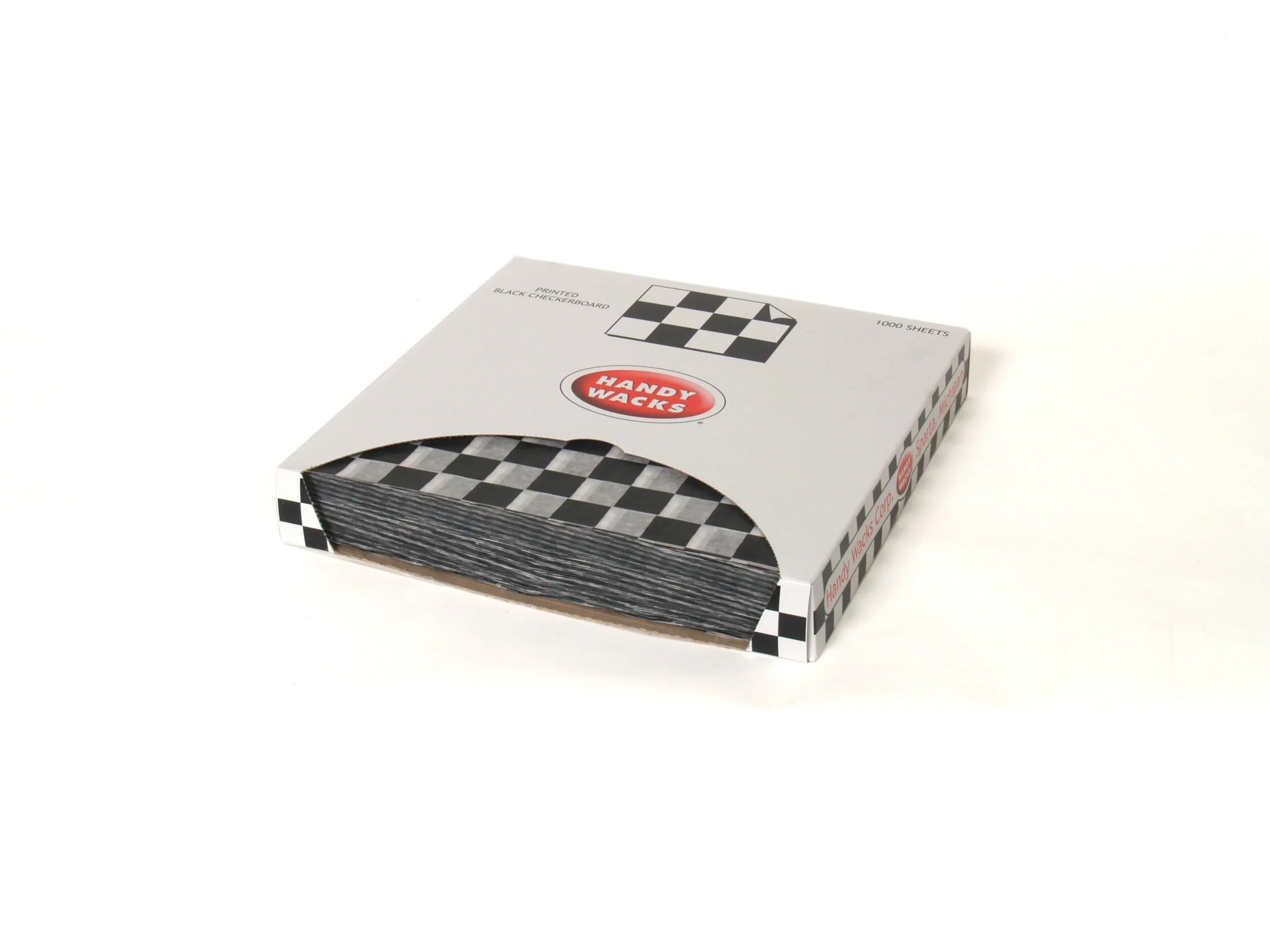 Wraps, Deli, 12 x 12 Inch, Black Checker,3 - 1000 COUNT