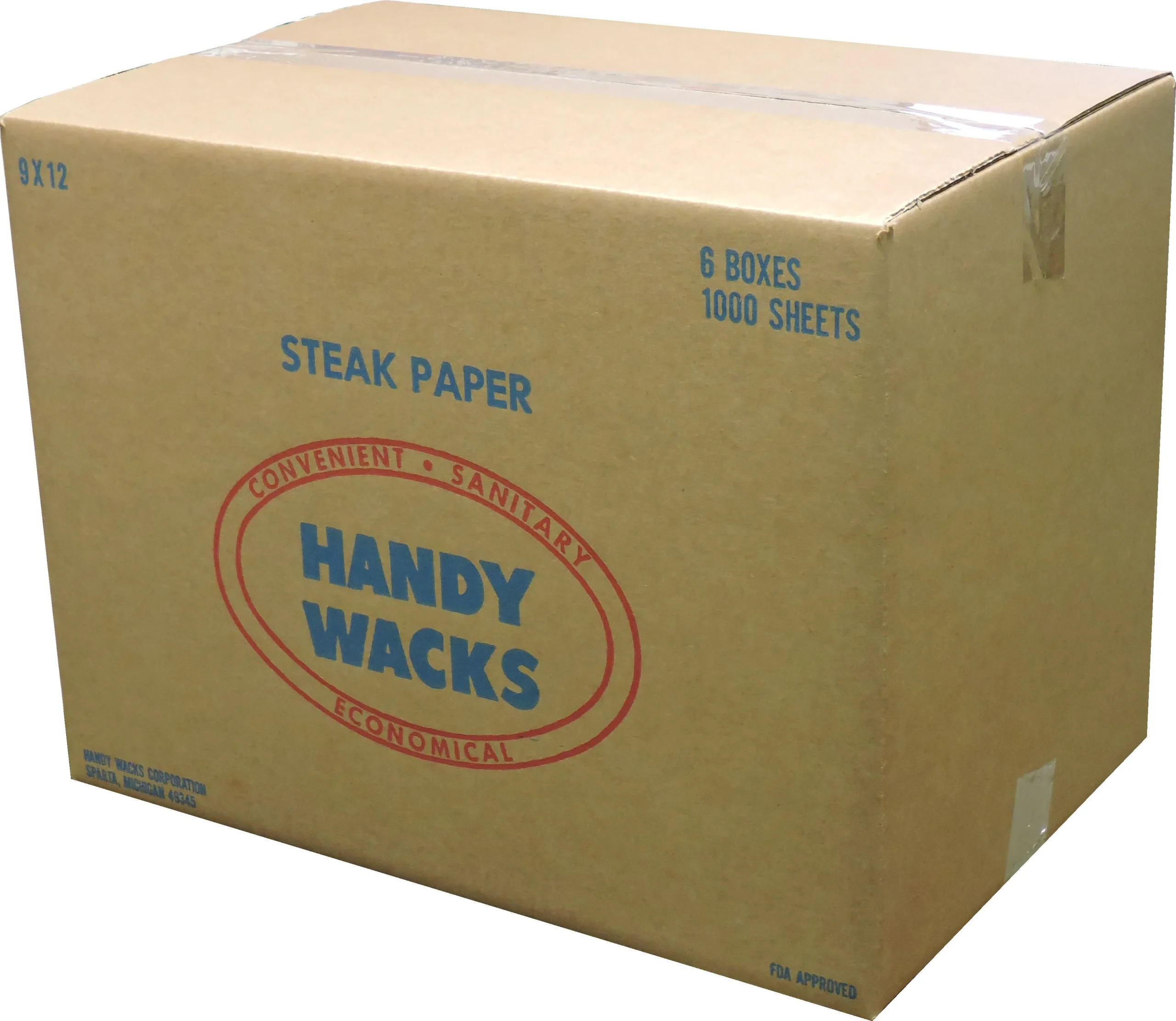 Papers, Steak, 9 x 12 Inch, Black,6 - 1000 COUNT