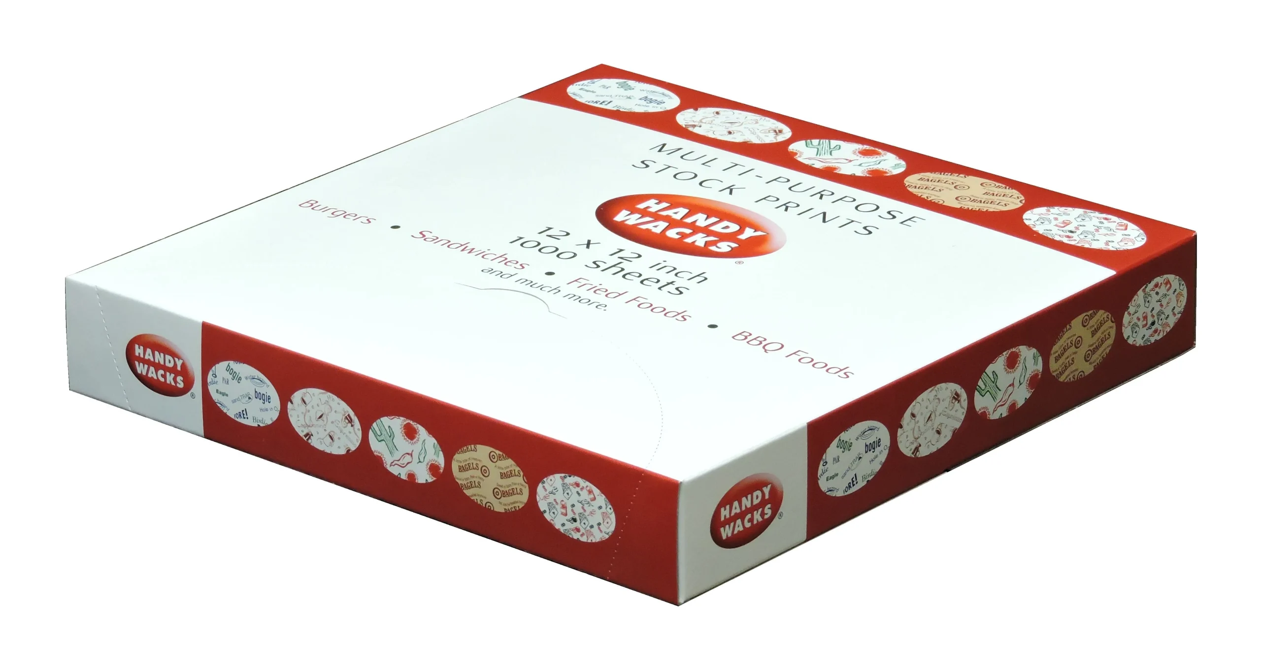 Wraps, Deli, 12 x 12 Inch, Blue Checker,6 - 1000 COUNT