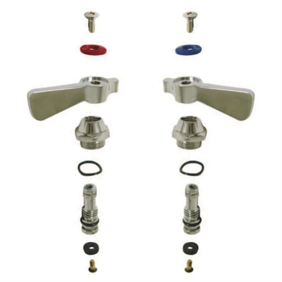 Replacement Part Kit, Hot & Cold Handle, with Handle Kit/Bonnet/O-ring/Spindle/Seat Washer/Screw, for Advance Tabco K-Series Faucets,1 - 1 EACH