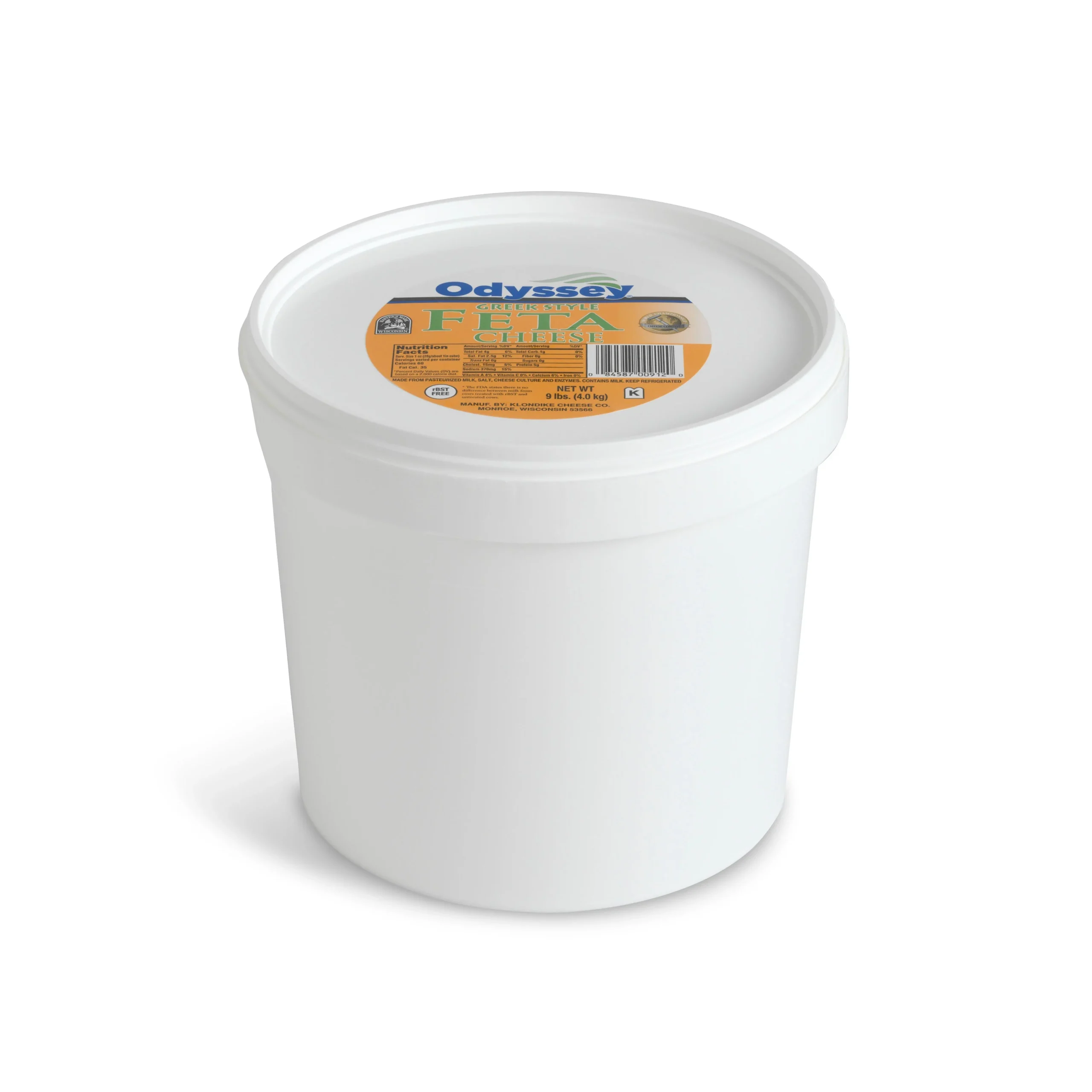 Cheese, Feta, in Brine,2 - 8 POUND