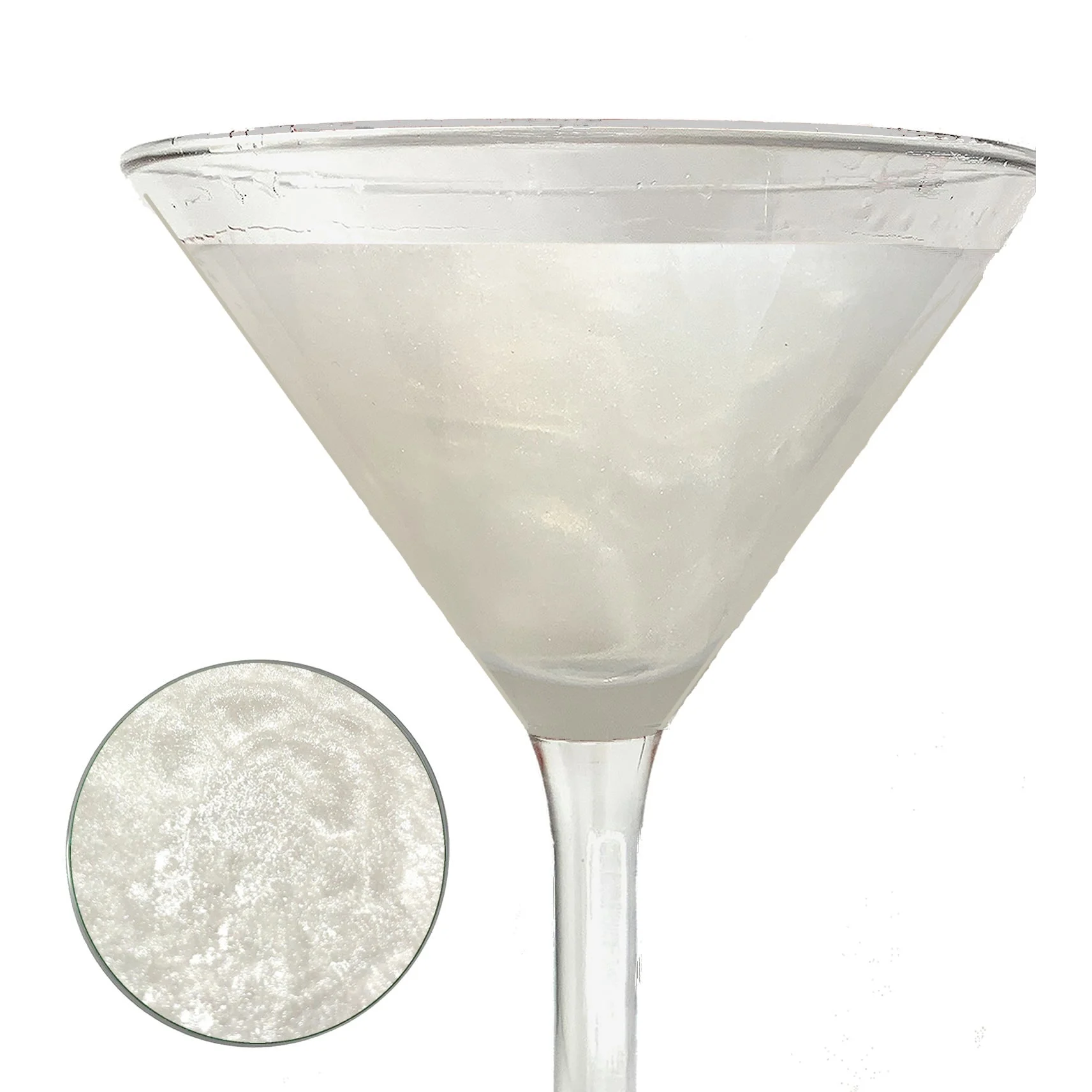 Glitter, Cocktail, All-Natural, White Sparkle,12 - 28 Gram Avg