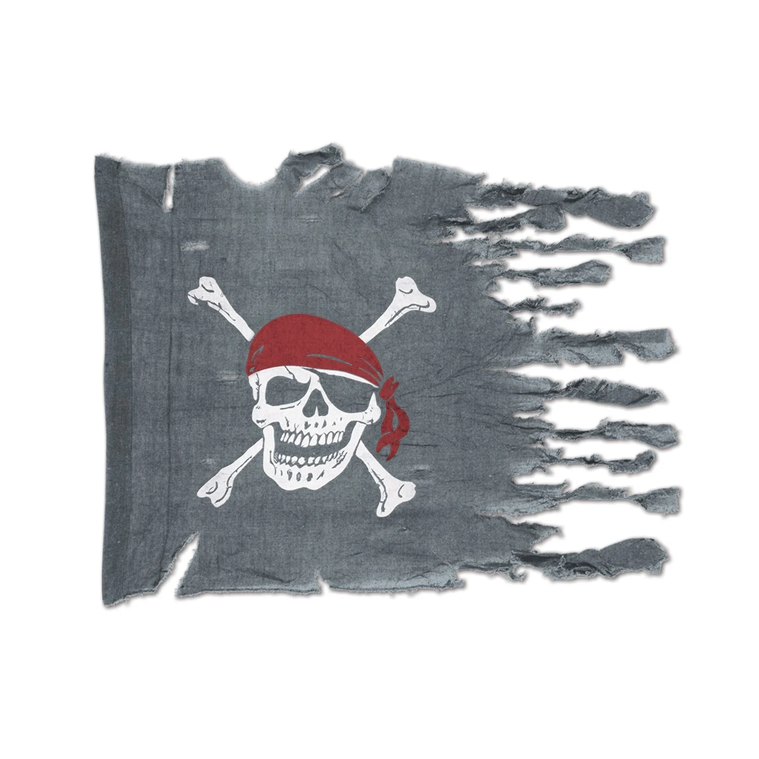 Flags, Party, Weathered Pirate, 29 x 40 Inch, Fabric,12 - 1 COUNT