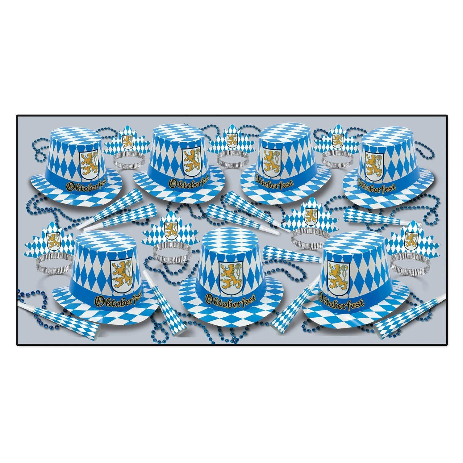 Party Assortment, Oktoberfest, with Hats/Beads/Horns, for 50,1 - 1 EACH