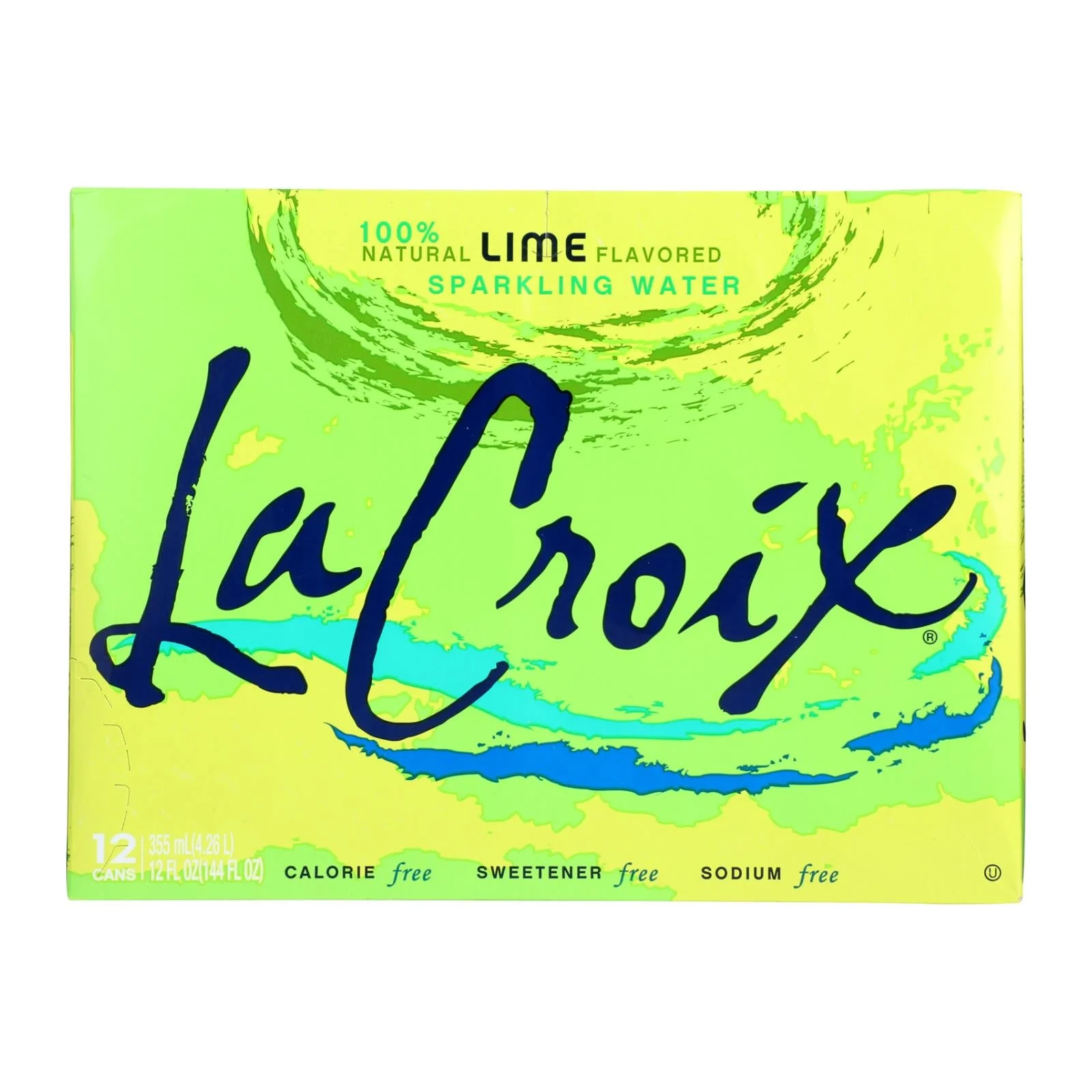 Water, Sparkling, Lime, 12 Fluid Ounce,2 - 12 COUNT