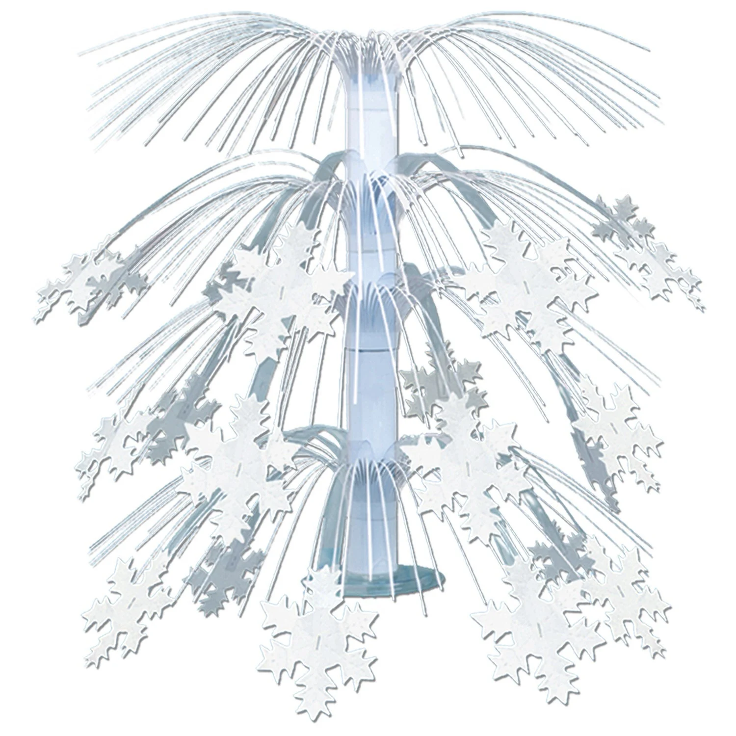 Decorations, Centerpiece, Snowflake Cascade, 18 Inch,1 - 6 COUNT