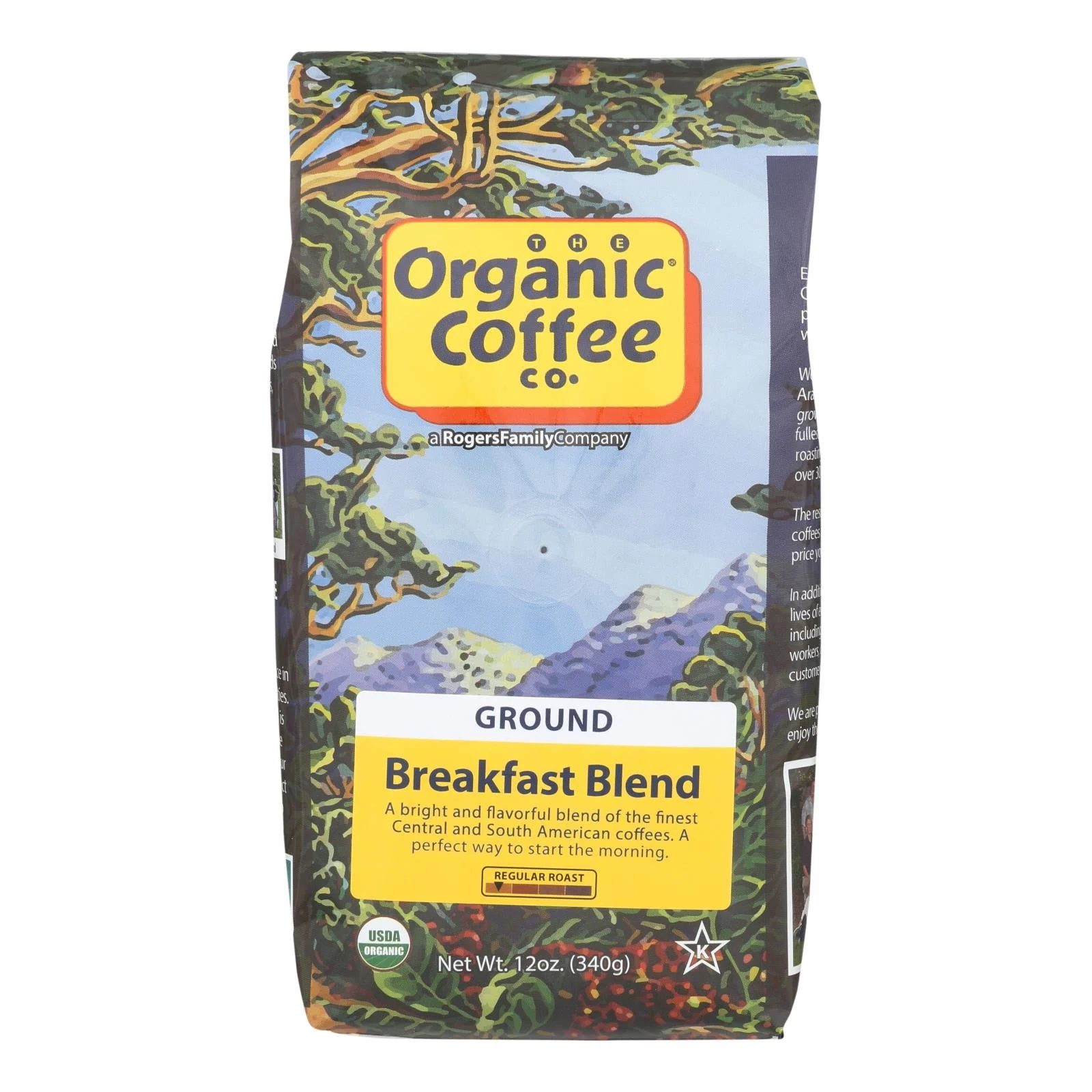 Coffee, Ground, Breakfast Blend,6 - 12 OUNCE
