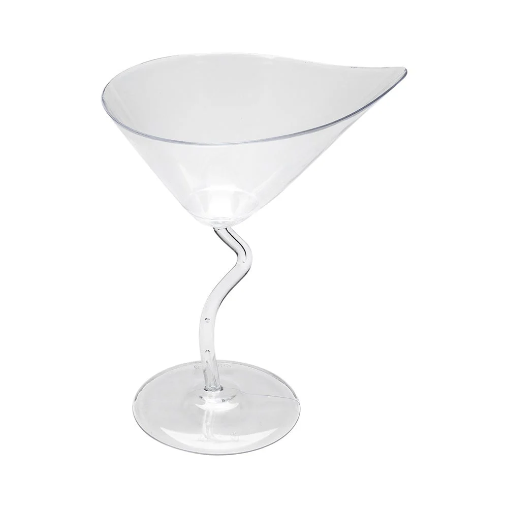 Glasses, Martini, 3 Ounce, Plastic, Clear, 3.75 x 3 x 4.75 Inch,1 - 100 COUNT