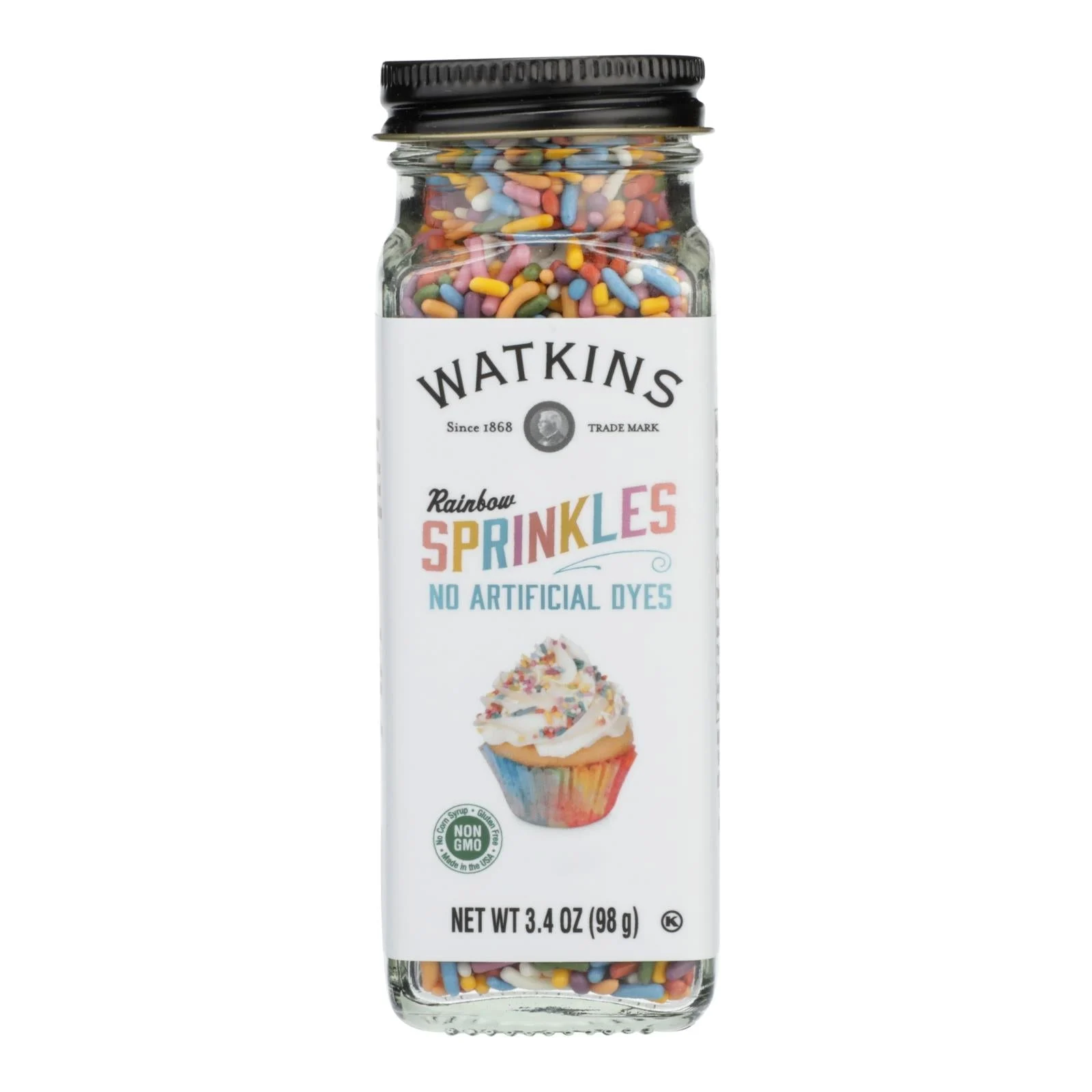 Sprinkles, Rainbow,3 - 3.4 OUNCE