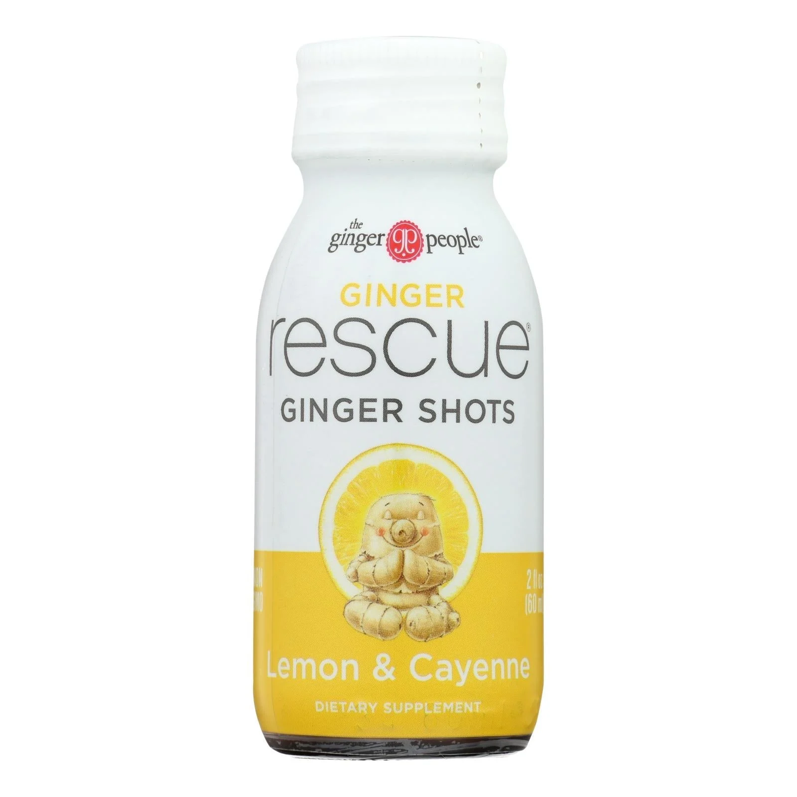 Supplement, Ginger Shots, Lemon & Cayenne,12 - 2 FLUID