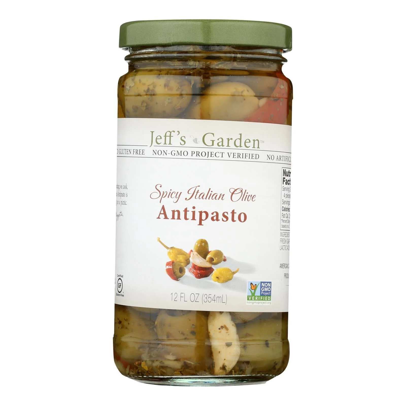 Olives, Antipasto, Spicy Italian,6 - 12 FLUID