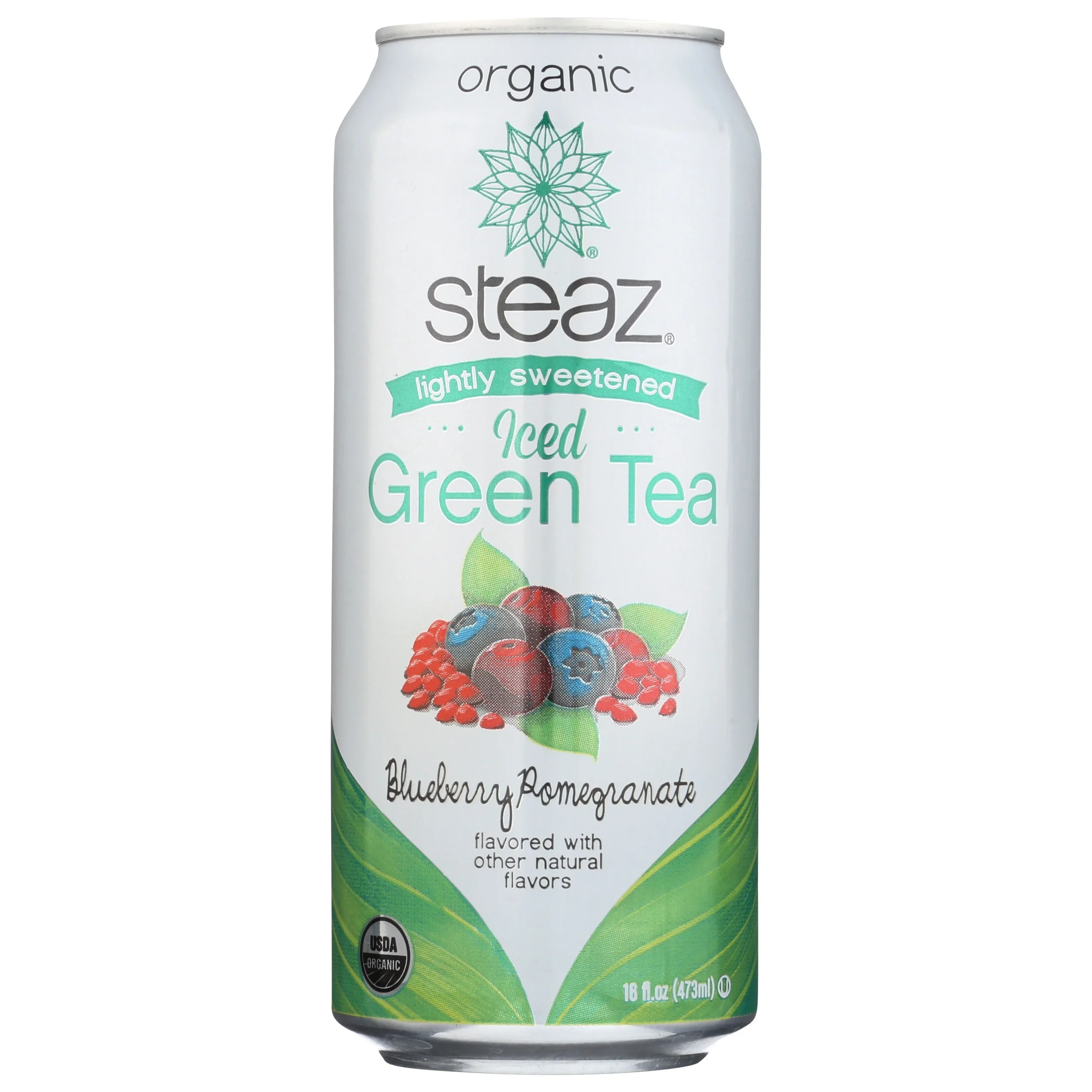 Iced Tea, Green, Blueberry Pomegranate, Single-Serve,12 - 16 FLUID