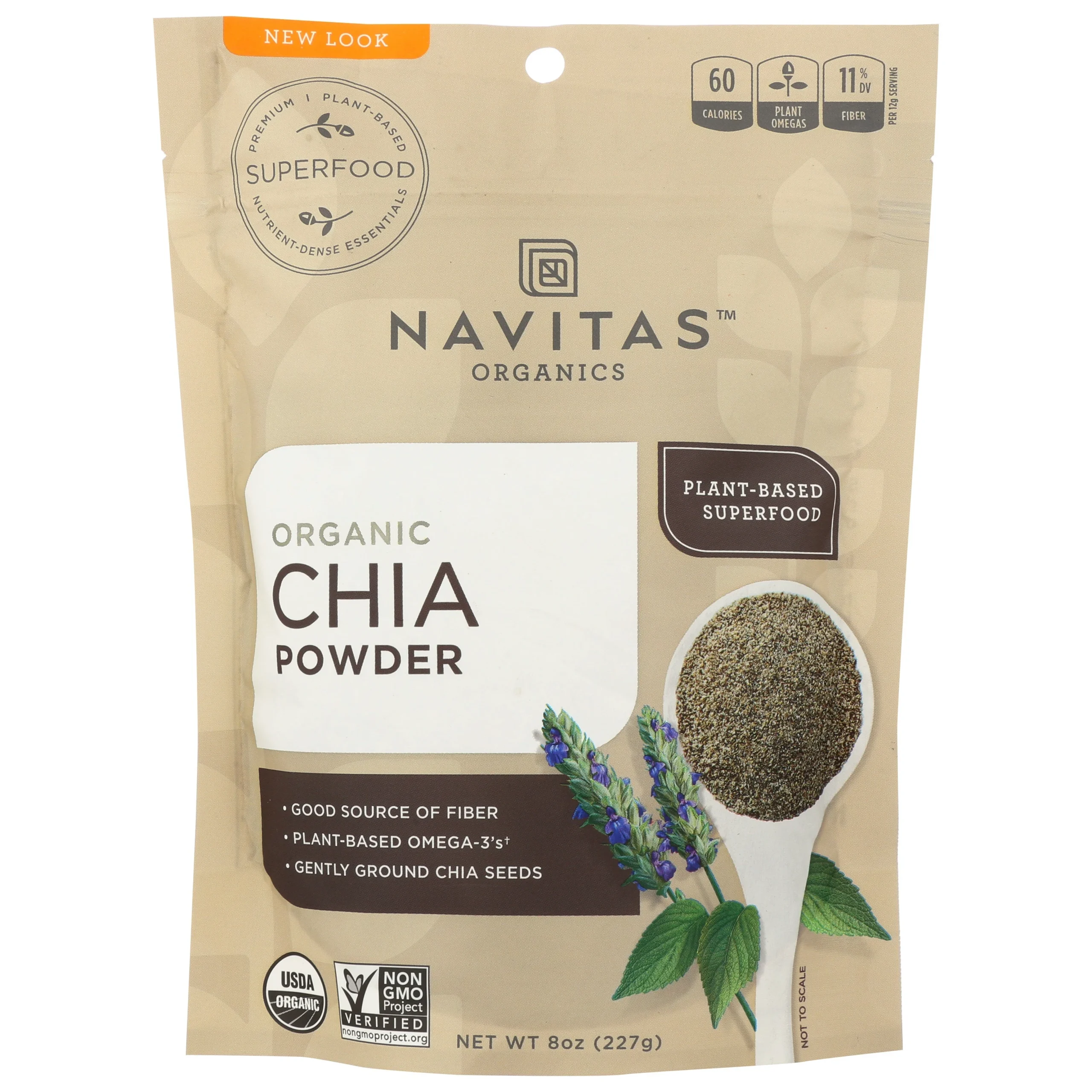 Seeds, Chia, Powder,1 - 8 OUNCE