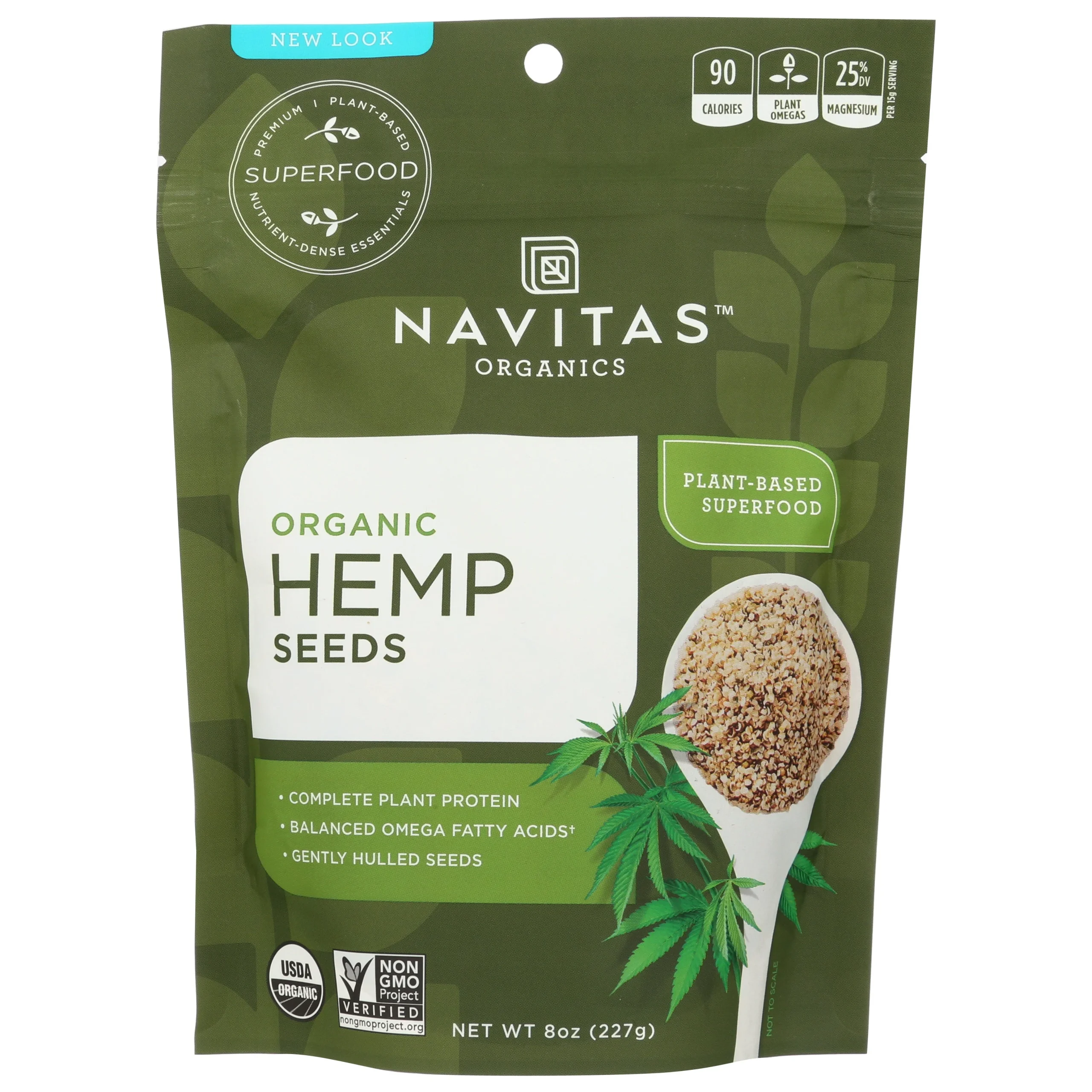 Seeds, Hemp, Shelled,12 - 8 OUNCE
