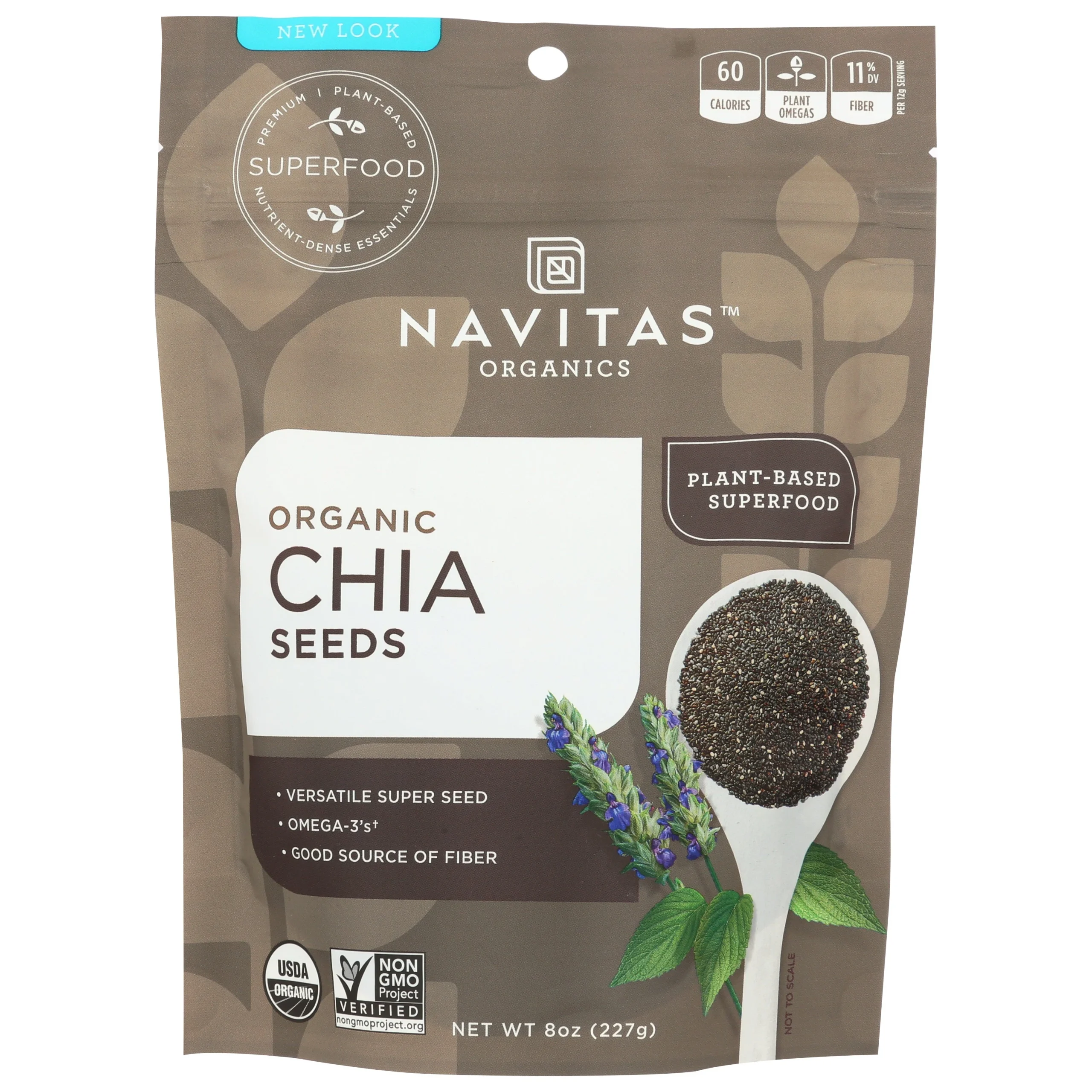 Seeds, Chia,12 - 8 OUNCE