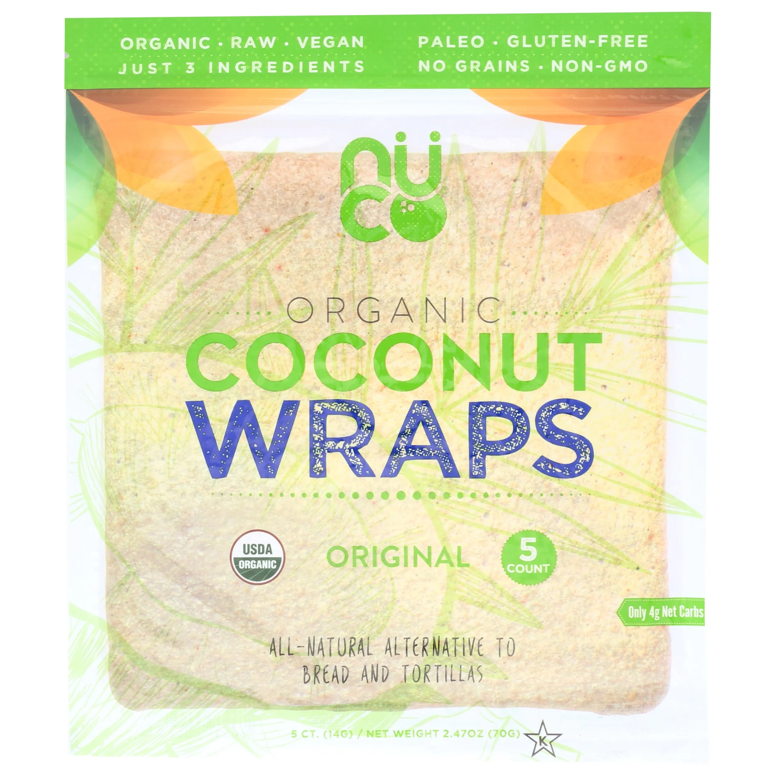 Wraps, Coconut, Original,12 - 5 COUNT