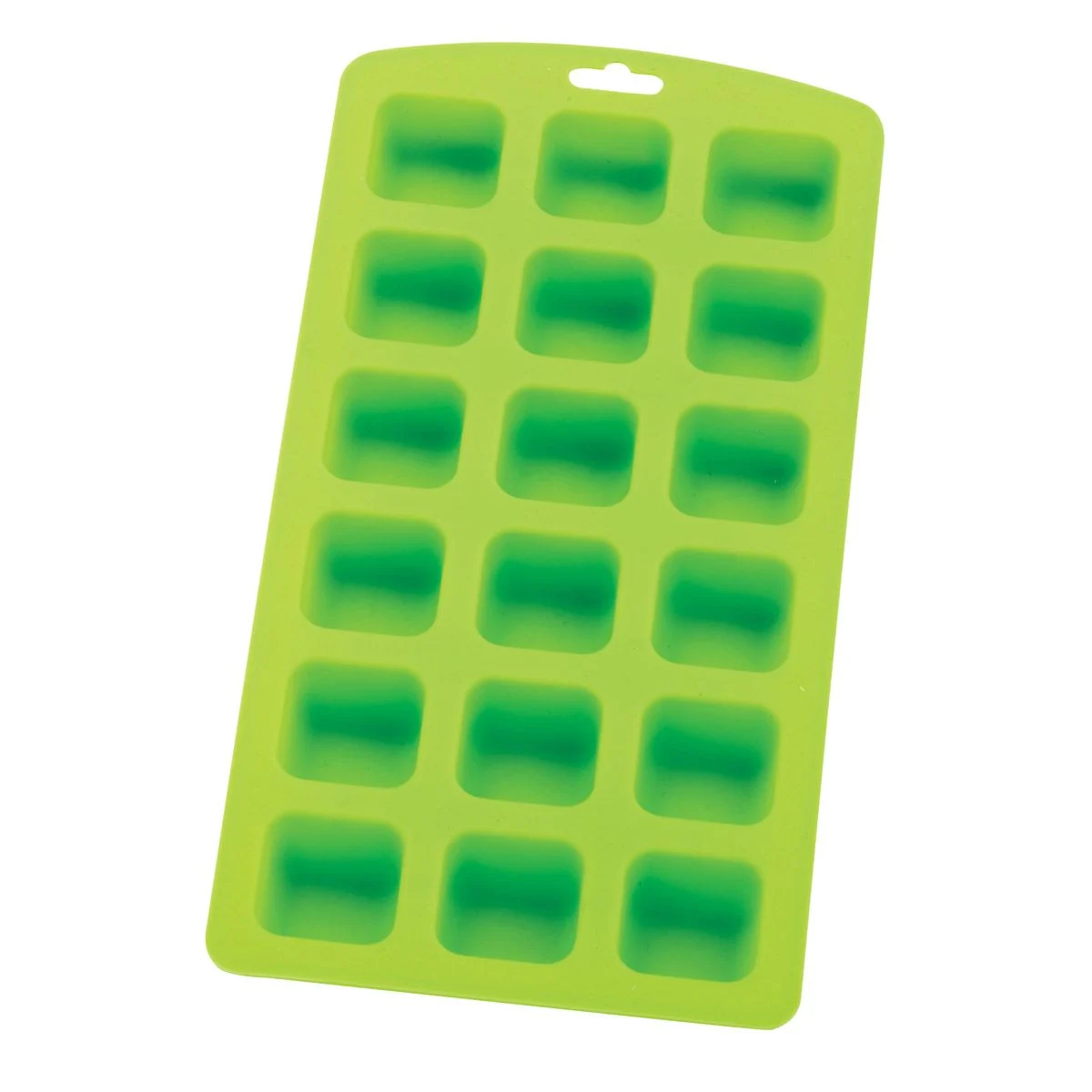 Mold, Ice, 18-Compartment, Cube, Silicone, Green,6 - 1 COUNT