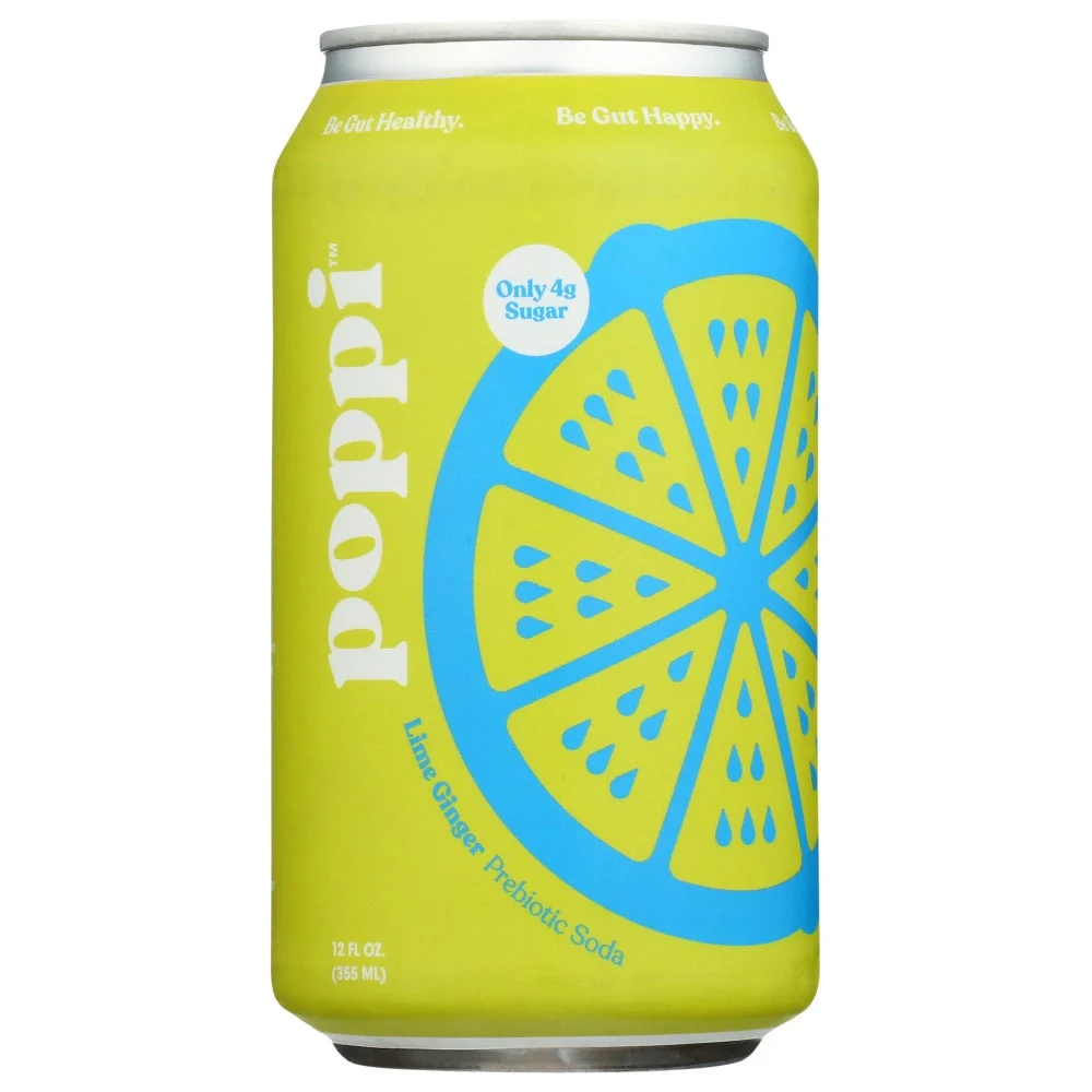 Soft Drink, Lime Ginger, Single-Serve,12 - 12 FLUID