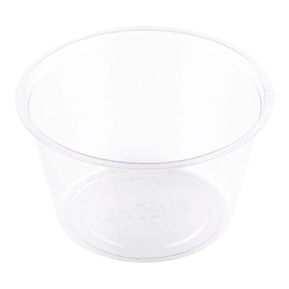 Cups, Portion, 3 Ounce, Plastic, Clear, Compostable,1 - 100 COUNT