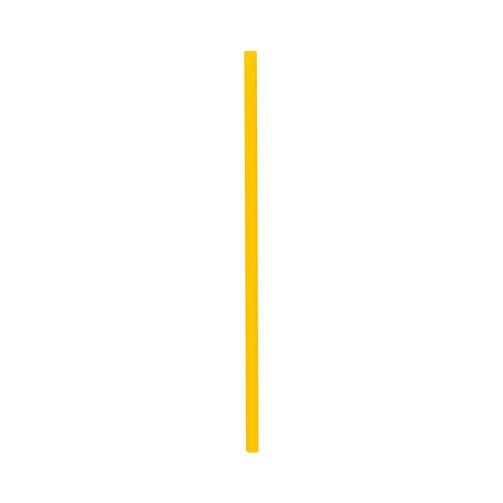 Straws, 7.75 Inch, Paper, Orange, Biodegradable,1 - 25 COUNT