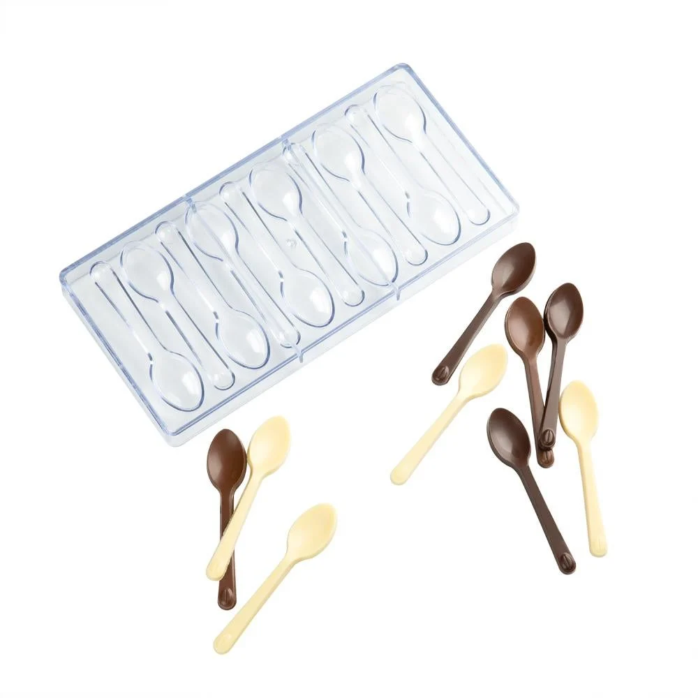 Mold, Candy, 10-Compartment, Spoon, Pastry Tek Polycarbonate,1 - 1 EACH